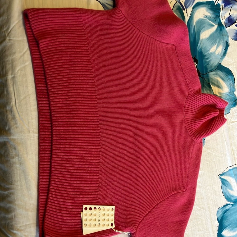 Khaite turtleneck brand new sweater in pink